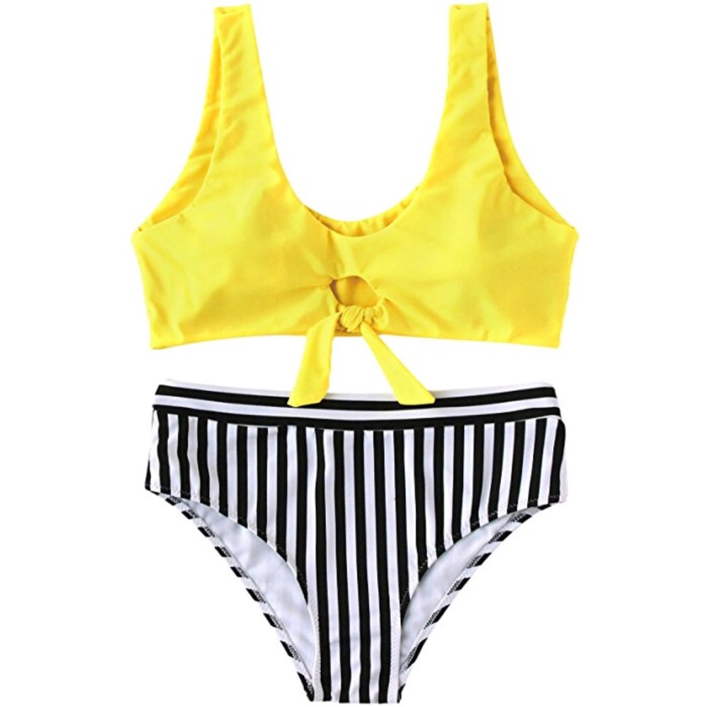Front knot bikini 🍋
